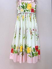Colestore  Oscar de la Renta Dominican Mixed-Floral Cotton Poplin Dress  - 5