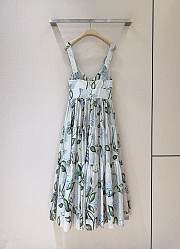 Colestore Oscar De La Renta floral-print V-neck Midi Dress - 2