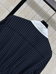 Colestore Dior Mid-Length Plastron Shirtdress Black Cotton Poplin - 6