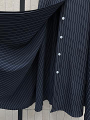 Colestore Dior Mid-Length Plastron Shirtdress Black Cotton Poplin - 3
