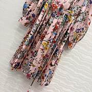 Colestore Gucci Printed silk chemisier dress Multicolor silk Allover Gucci Flora print - 2