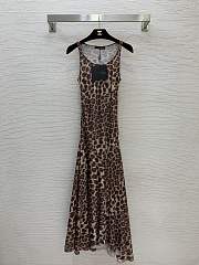 Colestore  Dolce & Gabbana Leopard-print calf-length cady dress in Animal Print - 1
