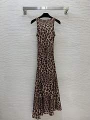 Colestore  Dolce & Gabbana Leopard-print calf-length cady dress in Animal Print - 3