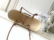 Colestore Loewe Small Anagram basket bag in iraca palm and calfskin Natural/Tan 34 x16.5 x13 cm - 6