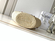 Colestore Loewe Small Anagram basket bag in iraca palm and calfskin Natural/Tan 34 x16.5 x13 cm - 5