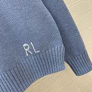 Colestore  Ralph Lauren Polo Bear cotton sweater in light blue - 5