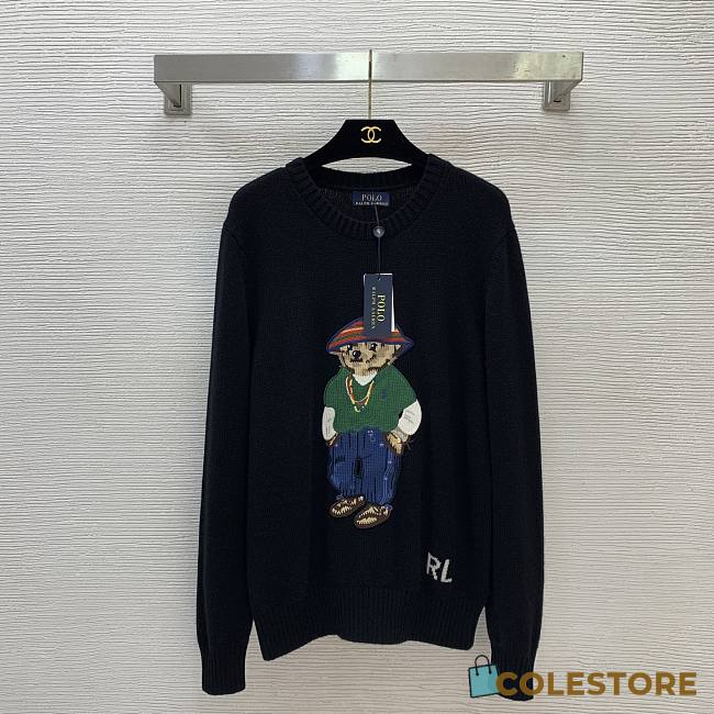 Colestore Ralph Lauren Polo Bear Performance Sweater Black - 1