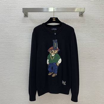 Colestore Ralph Lauren Polo Bear Performance Sweater Black