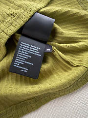 Colestore Miu Miu Garment-dyed cotton mini dress Olive Green - 2