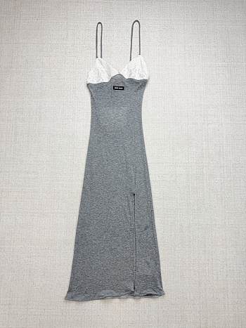 Colestore Miu Miu Silk jersey dress Grey