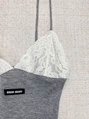 Colestore Miu Miu Silk jersey dress Grey - 6