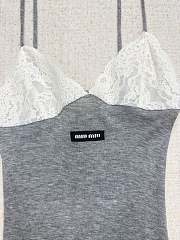 Colestore Miu Miu Silk jersey dress Grey - 5