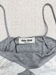 Colestore Miu Miu Silk jersey dress Grey - 4