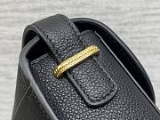 Colestore Dior Medium Dior Médaillon Flap Bag Black Grained Calfskin 23 x 16 x 6.5 cm - 2
