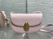 	 Colestore Dior Medium Dior Médaillon Flap Bag Rose Tendre Grained Calfskin 23 x 16 x 6.5 cm - 1