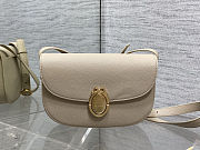 	 Colestore Dior Medium Dior Médaillon Flap Bag Trench Grained Calfskin  23 x 16 x 6.5 cm - 1