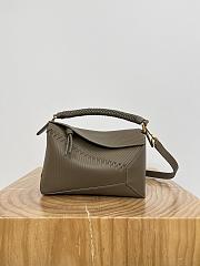 Colestore Loewe Small Puzzle Edge Diamond Top-Handle Bag in Brown 24 x 10.5 x 16.5cm - 1