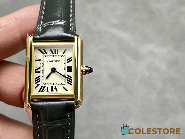 Colestore Cartier Tank Louis Cartier watch Small model Yellow gold 29.5 mm x 22 mm - 1