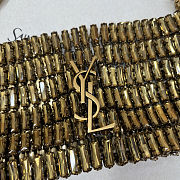 Colestore YSL EVENING bag in crystals Light Bronze Bronze-toned  Hardware 18 x 7.5 x 2.5 cm - 3