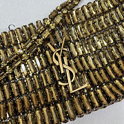 Colestore YSL EVENING bag in crystals Light Bronze Bronze-toned  Hardware 18 x 7.5 x 2.5 cm - 2