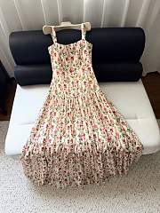Colestore Agua by Agua Bendita Lima floral linen maxi dress - 1