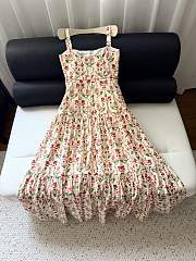 Colestore Agua by Agua Bendita Lima floral linen maxi dress - 5