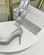 Colestore  Jimmy Choo Allure Crystal Covered Pointy Toe Pumps Crystal - 4