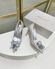 Colestore  Jimmy Choo Allure Crystal Covered Pointy Toe Pumps Crystal - 2
