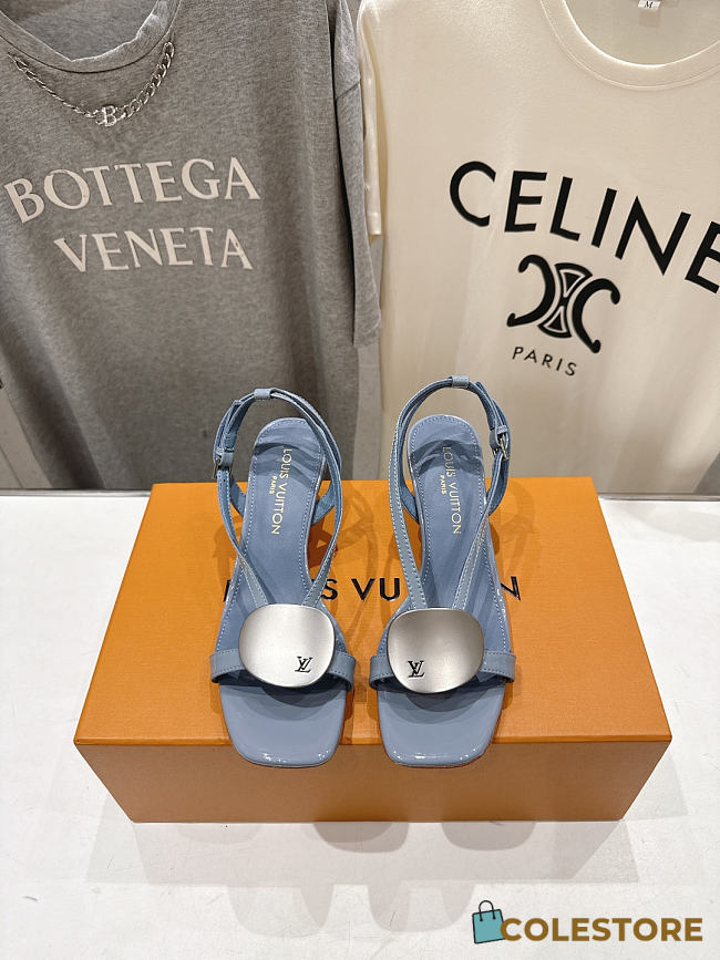 Colestore  Louis Vuitton LV Treasure Sandal Bleu Ciel - 1