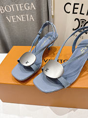 Colestore  Louis Vuitton LV Treasure Sandal Bleu Ciel - 4