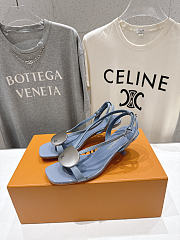 Colestore  Louis Vuitton LV Treasure Sandal Bleu Ciel - 2