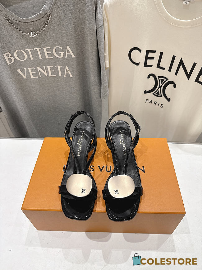 Colestore  Louis Vuitton LV Treasure Sandal Black - 1
