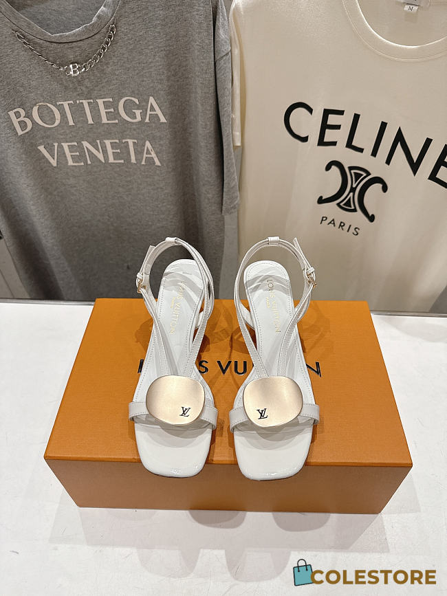 Colestore  Louis Vuitton LV Treasure Sandal White - 1