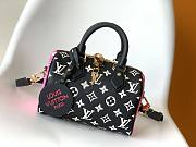 Colestore Louis Vuitton Speedy Bandouliere 20 Black/White/Pink 20.5x13.5x12cm - 1