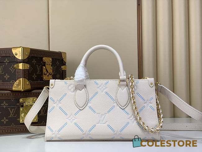 Colestore Louis Vuitton Onthego East West Light Bliss Couture 25 x 13 x 10 cm - 1
