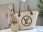 Colestore Louis Vuitton Raffia Saint Jacques Tote Caramel 22.4 x 13.4 x 7.1cm - 1