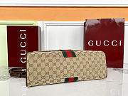 Colestore Gucci Paparazzo Large top Handle Bag Sand and Brown GG canvas 37 x 29 x 13 cm - 5