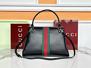 Colestore Gucci Paparazzo large top handle bag Black Leather 37 x 29 x 13 cm - 2