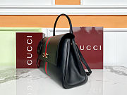 Colestore Gucci Paparazzo large top handle bag Black Leather 37 x 29 x 13 cm - 3
