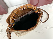 Colestore Gucci Diana Small Shoulder Bag Beige and dark brown GG canvas 24 x 15 x 5 cm - 6