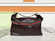 Colestore Gucci Brera Large Crossbody bag Dark Brown Leather 46 x 29 x 20.5 cm - 5
