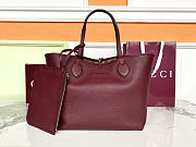 Colestore Gucci  Totissima Reversible Leather Tote Bag in Burgundy  30 (50) x 27 x 23 cm - 1