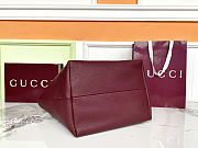 Colestore Gucci  Totissima Reversible Leather Tote Bag in Burgundy  30 (50) x 27 x 23 cm - 4
