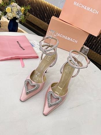 Colestore Mach & Mach Crystal Triple Heart Platform Pumps