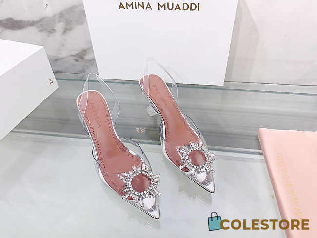 Colestore Amina Muaddi Begum Glass Sling - 1