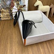 Colestore Hermes Maillon To Go wallet Black in Epsom calfskin Palladium plated 24 x 10.5 x 2.5 cm - 4
