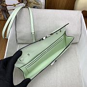 Colestore Hermes Maillon To Go wallet Vert Fizz in Epsom calfskin Palladium plated 24 x 10.5 x 2.5 cm - 4