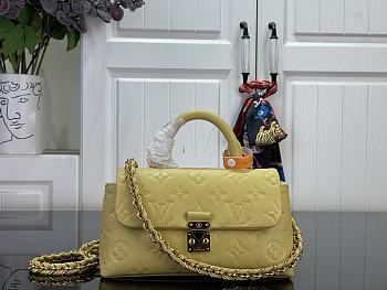 Colestore  Louis Vuitton Nano Madeleine Monogram Empreinte Leather Banana 21 x 12.5 x 6 cm