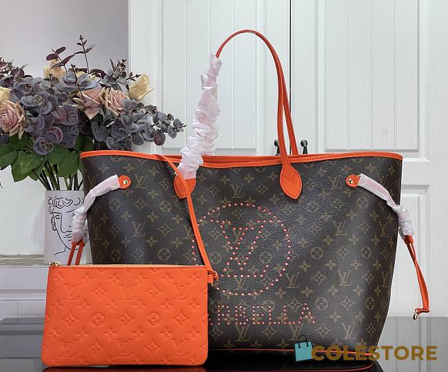 Colestore Neverfull GM City Exclu Monogram Marbella 32 x 19 x 39 cm - 1