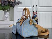 Colestore Louis Vuitton Speedy P9 Bandoulière 25 Golden Silk Blue 25 x 15 x 15 cm - 2